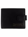 Meatfly Meatfly portofel din piele Nathan Premium Black | Negru | Mărime