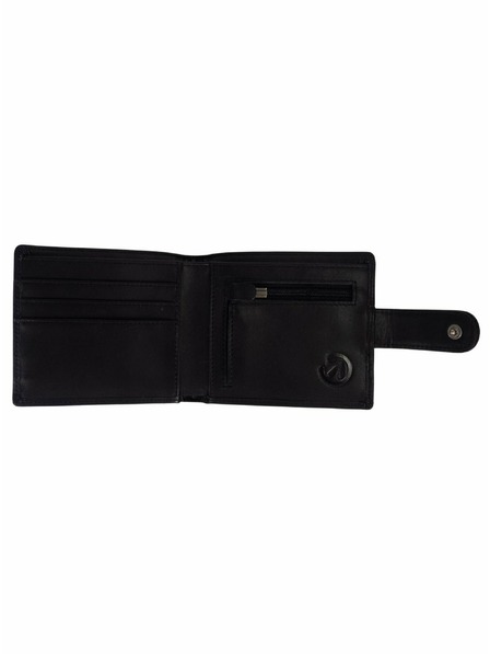 Meatfly Meatfly portofel din piele Nathan Premium Black | Negru | Mărime
