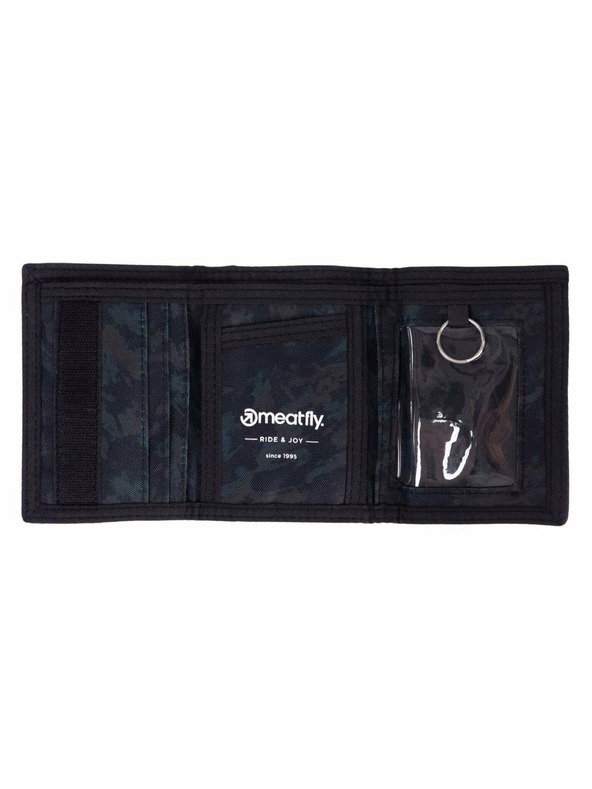 Meatfly Meatfly portofel Huey Mossy Petrol | Gri | Mărime