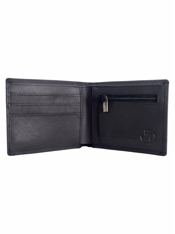 Meatfly Meatfly portofel din piele Zac Premium Black | Negru | Mărime