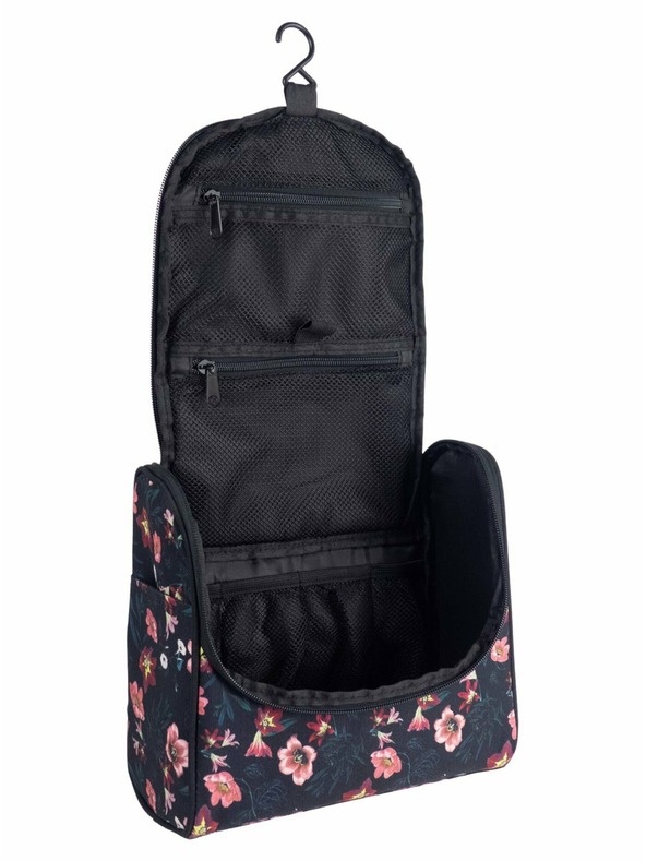 Meatfly Meatfly trusă de toaletă Cara Hibiscus | Neagră | Mărime