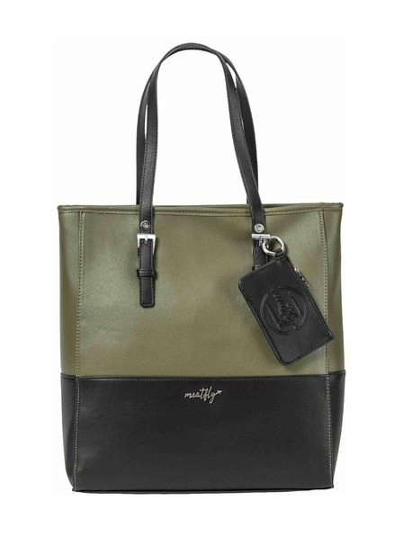 Meatfly Meatfly geantă Slima Olive | Verde | Volum 12 L