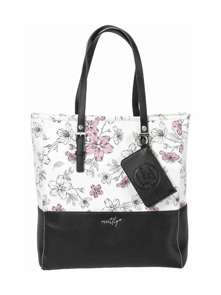 Meatfly Meatfly geantă Slima Blossom White | Albă | Volum 12 L