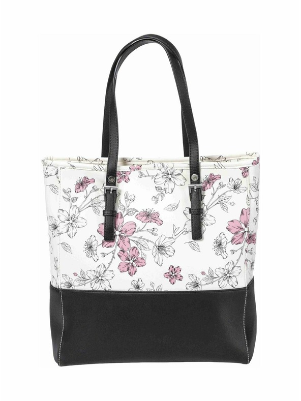 Meatfly Meatfly geantă Slima Blossom White | Albă | Volum 12 L