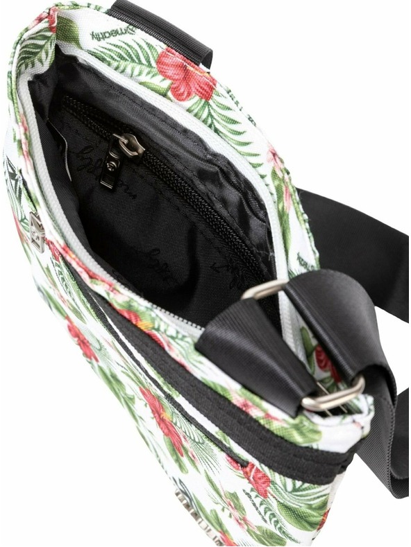 Meatfly Meatfly geantă pentru femei Dixie Alb Tropical | Multicolor | Volum 0,4 L