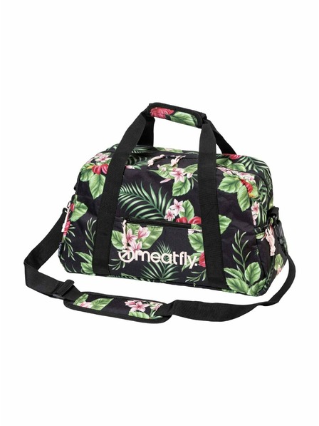 Meatfly Meatfly geantă de călătorie Mavis Tropical Negru | Negru | Volum 26 L