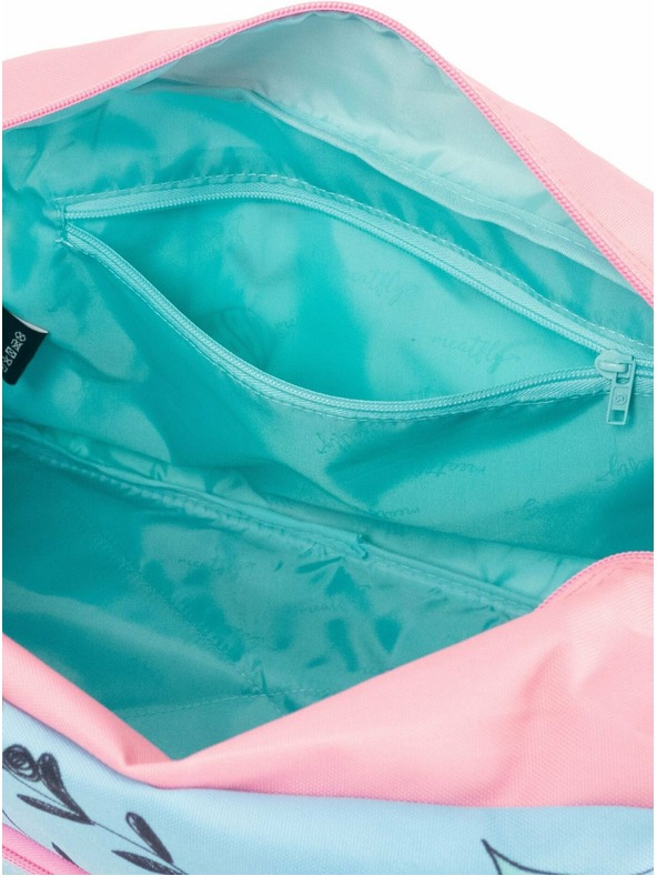 Meatfly Meatfly geantă de călătorie X Pura Vida Mavis Flori Mentă | Albastru | Volum 26 L