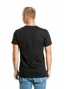 Meatfly Meatfly tricou pentru bărbați Striped Logo Black | Negru | Mărimea S | 100% bumbac