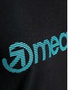 Meatfly Meatfly tricou pentru bărbați Striped Logo Black | Negru | Mărimea S | 100% bumbac