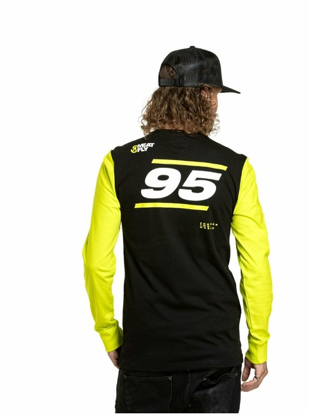 Meatfly Meatfly tricou cu mânecă lungă pentru bărbați Appex Safety Yellow/Black | Galben | Mărime
