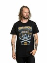 Meatfly Meatfly tricou pentru bărbați Crossbones Black | Negru | Mărime