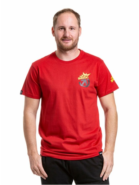 Meatfly Meatfly tricou pentru bărbați Big Shock Teamup Roșu Închis | Roșu | Mărime