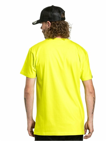 Meatfly Meatfly tricou pentru bărbați MF Logo Safety Yellow | Galben | Mărime