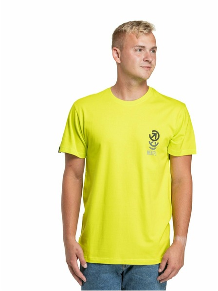 Meatfly Meatfly Tricou Bărbați Phase Safety Yellow | Galben | Mărime
