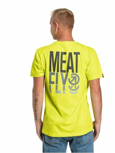 Meatfly Meatfly Tricou Bărbați Phase Safety Yellow | Galben | Mărime