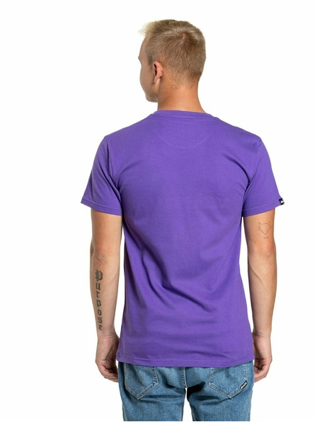 Meatfly Meatfly Tricou Bărbați Logex Violet | Mov | Mărime S | 100% bumbac