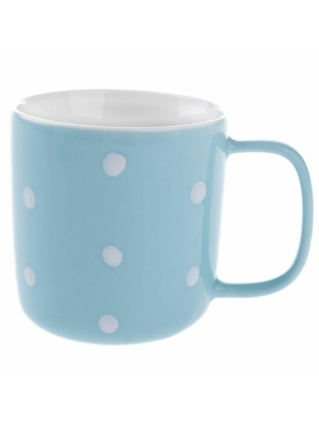 Casa de Engel Cană din porțelan, albastră cu pelerini, 370ml, 6/36