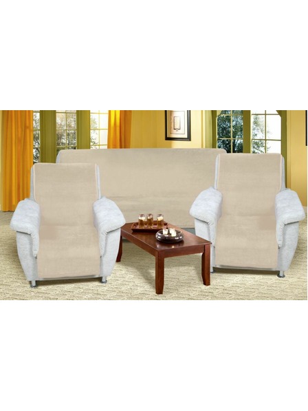 Bellatex Husă pentru canapea Micro 3+1+1 bej Bellatex