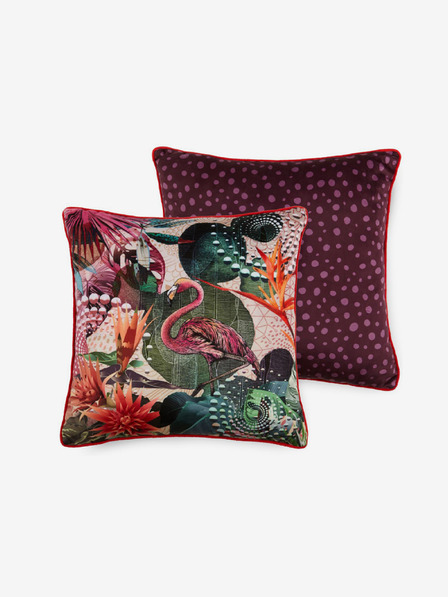 Hip Bedding Pernă reversibilă cu model violet cu umplutură Hip Bedding Sirke