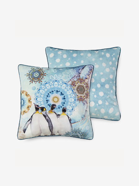 Hip Bedding 48 cm - Pernă reversibilă cu model albastru deschis Home Hip Pinga