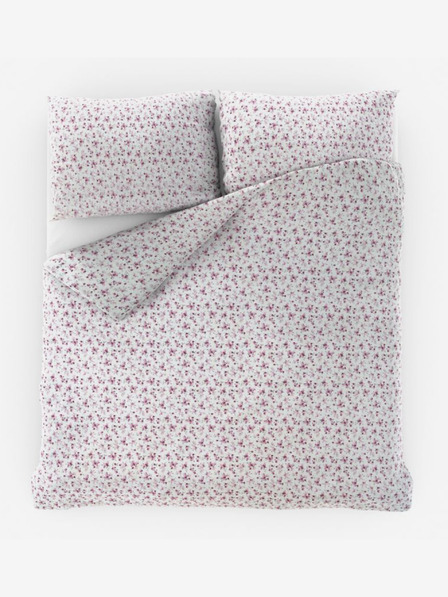 Kvalitex Lenjerie de pat franceză din bumbac Provence Collection 240x200, 70x90cm Violeta violet Qualitex