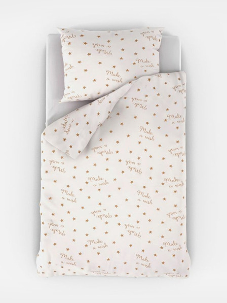 Kvalitex Lenjerie de pat de pătuț din bumbac Stars