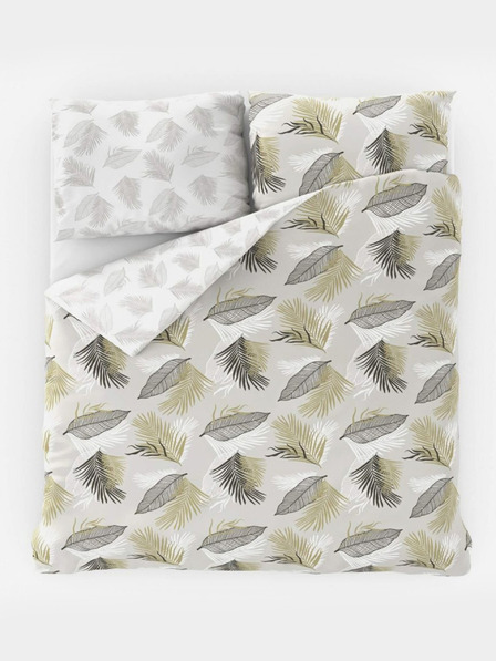 Kvalitex Lenjerie de pat clasică din bumbac DELUX 140x200, 70x90cm SANEL gri