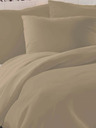 Kvalitex Lenjerie franceză satinată LUXURY COLLECTION 1+2, 240x200, 70x90cm bej