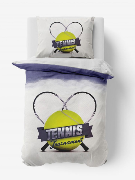 Kvalitex Lenjerie de pat 3D 140x200, 70x90cm Tennis
