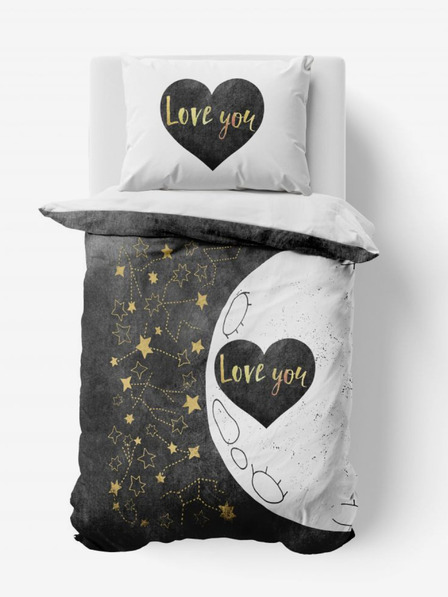 Kvalitex Lenjerie de pat 3D 140x200, 70x90cm Love