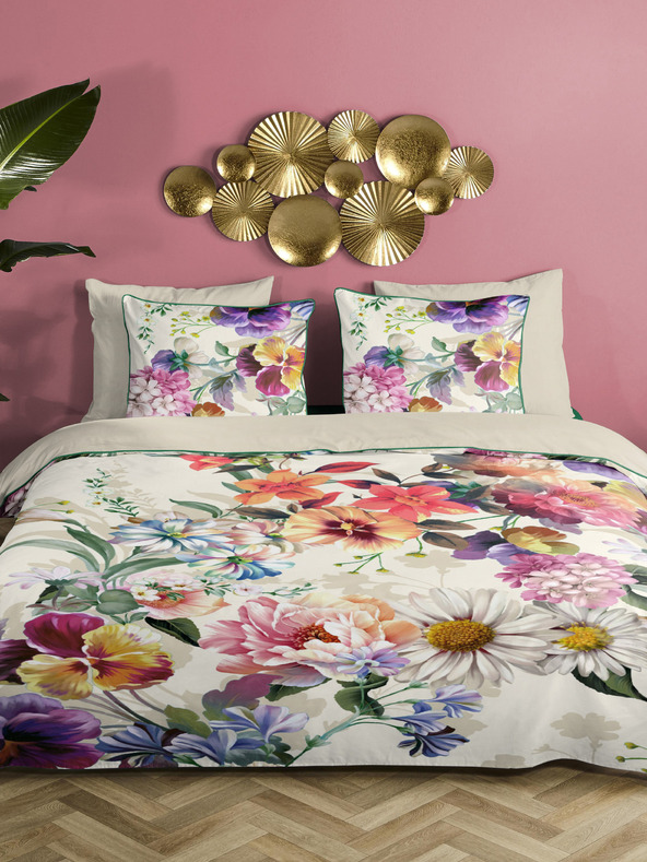 Descanso Lenjerie de pat Descanso din satin crem 140 x 220 cm