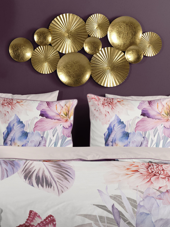 Descanso Lenjerie de pat satin roz și crem Descanso 140 x 220 cm