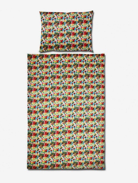 Styx Lenjerie de pat Styx art emoji din satin de bumbac