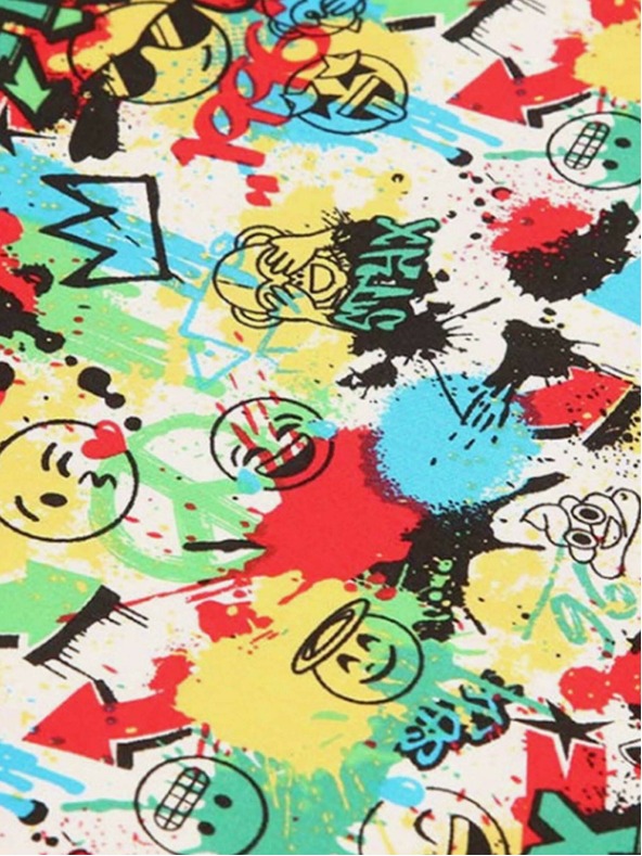 Styx Lenjerie de pat Styx art emoji din satin de bumbac