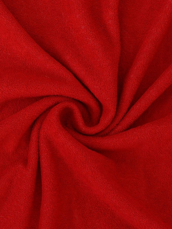 Kvalitex Cearșaf froté 160x200cm roșu Kvalitex