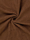 Kvalitex Cearșaf dublu de terry 180x200cm maro închis Kvalitex