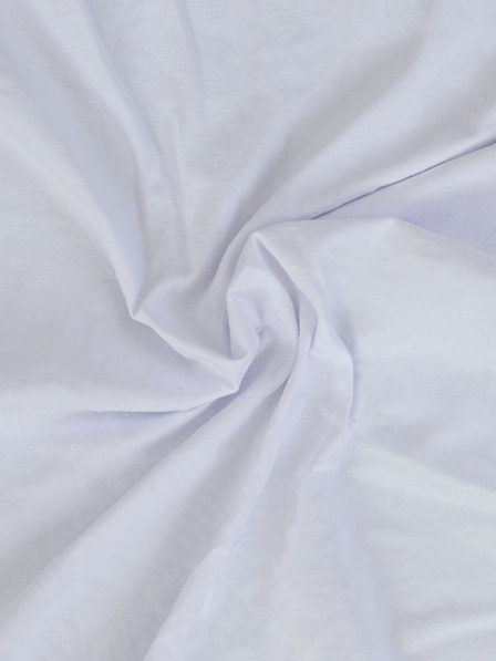 Kvalitex Cearceaf jersey cu lycra 180x200cm alb Kvalitex