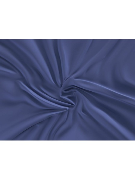 Kvalitex Cearceaf satinat Luxury Collection 200x200cm albastru închis Kvalitex