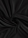 Kvalitex Cearșaf satin Luxury Collection 200x200cm negru Kvalitex