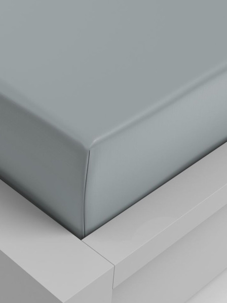 Kvalitex Cearșaf de viscoză stretch 90x200cm verde deschis