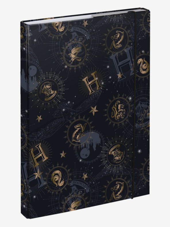 BAAGL  Coperte pentru caiete școlare negre A4 Harry Potter Hogwarts Baagl