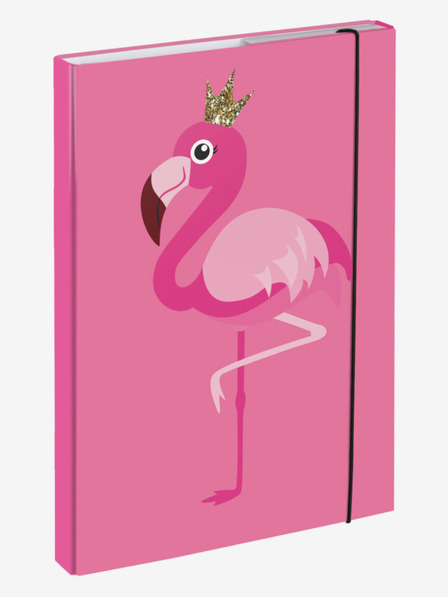 BAAGL  Coperți roz pentru caiete școlare A4 Flamingo Baagl