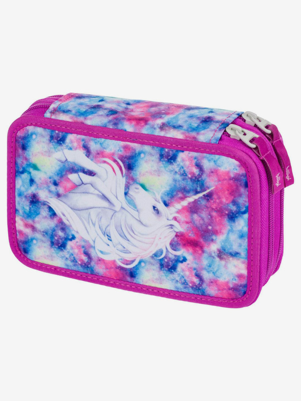 BAAGL  Gentuță școlară roz cu două niveluri Baagl Unicorn