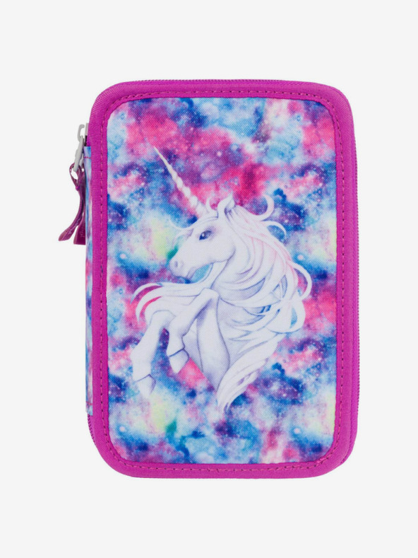 BAAGL  Gentuță școlară roz cu două niveluri Baagl Unicorn