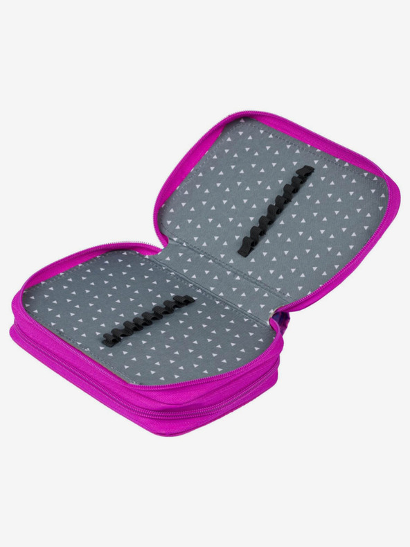 BAAGL  Gentuță școlară roz cu două niveluri Baagl Unicorn