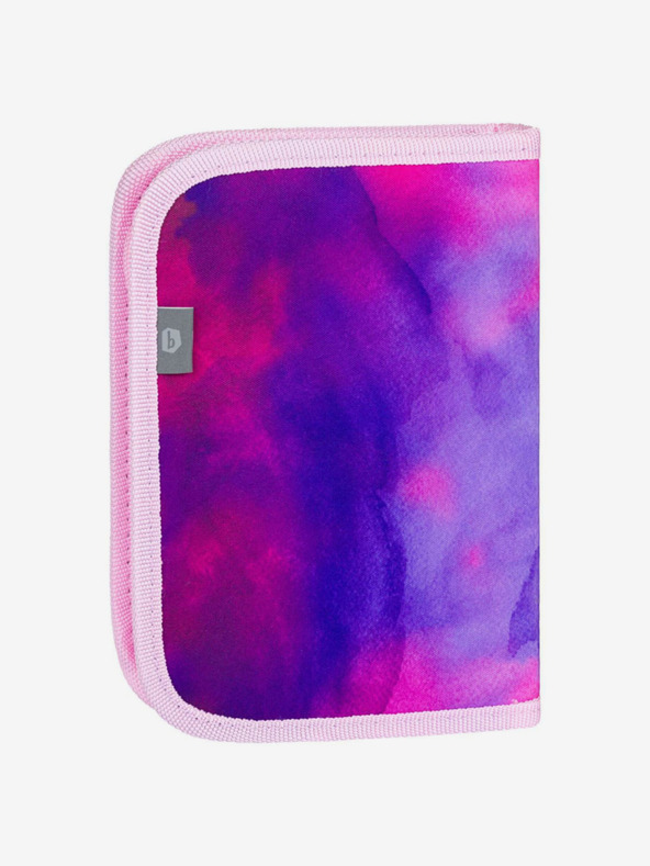 BAAGL  Geantă școlară violetă pentru creioane cu un singur nivel Baagl Horse