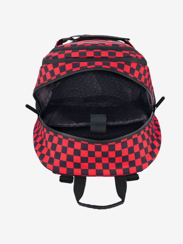 BAAGL  Rucsac școlar roșu skate teribear Baagl