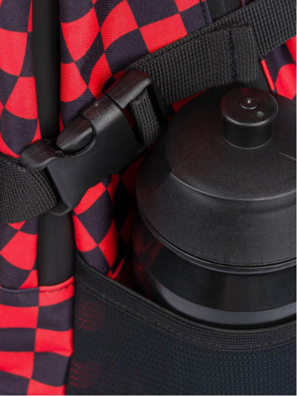 BAAGL  Rucsac școlar roșu skate teribear Baagl