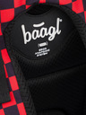 BAAGL  Rucsac școlar roșu skate teribear Baagl