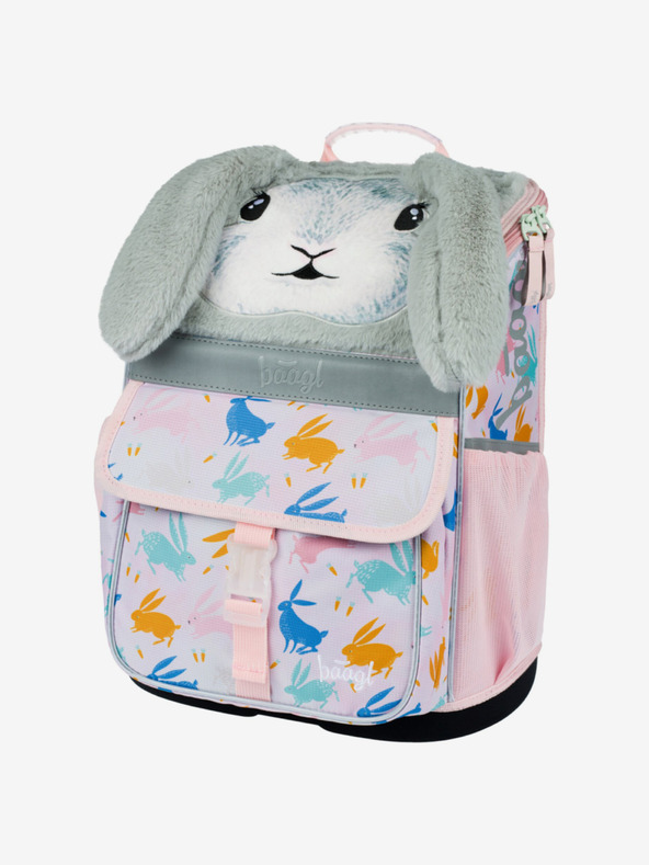 BAAGL  Ghiozdan școlar Bej Zippy Bunny Baagl